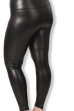 Faux Leather Legging in Black