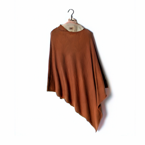 Out and About Poncho in Clay