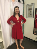 It’s a Wrap Dress in Red Hot