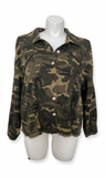 Now You See Me Distressed Camo Jacket